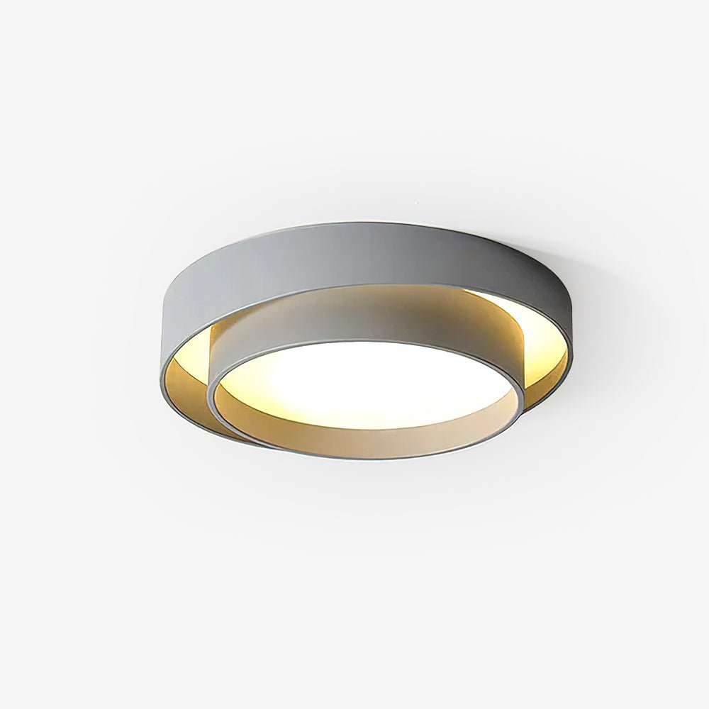 Plafonnier Moderne à LED - Design Cylindrique Élégant et Intégré