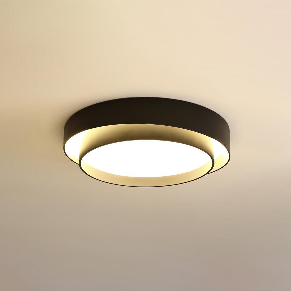Plafonnier Moderne à LED - Design Cylindrique Élégant et Intégré
