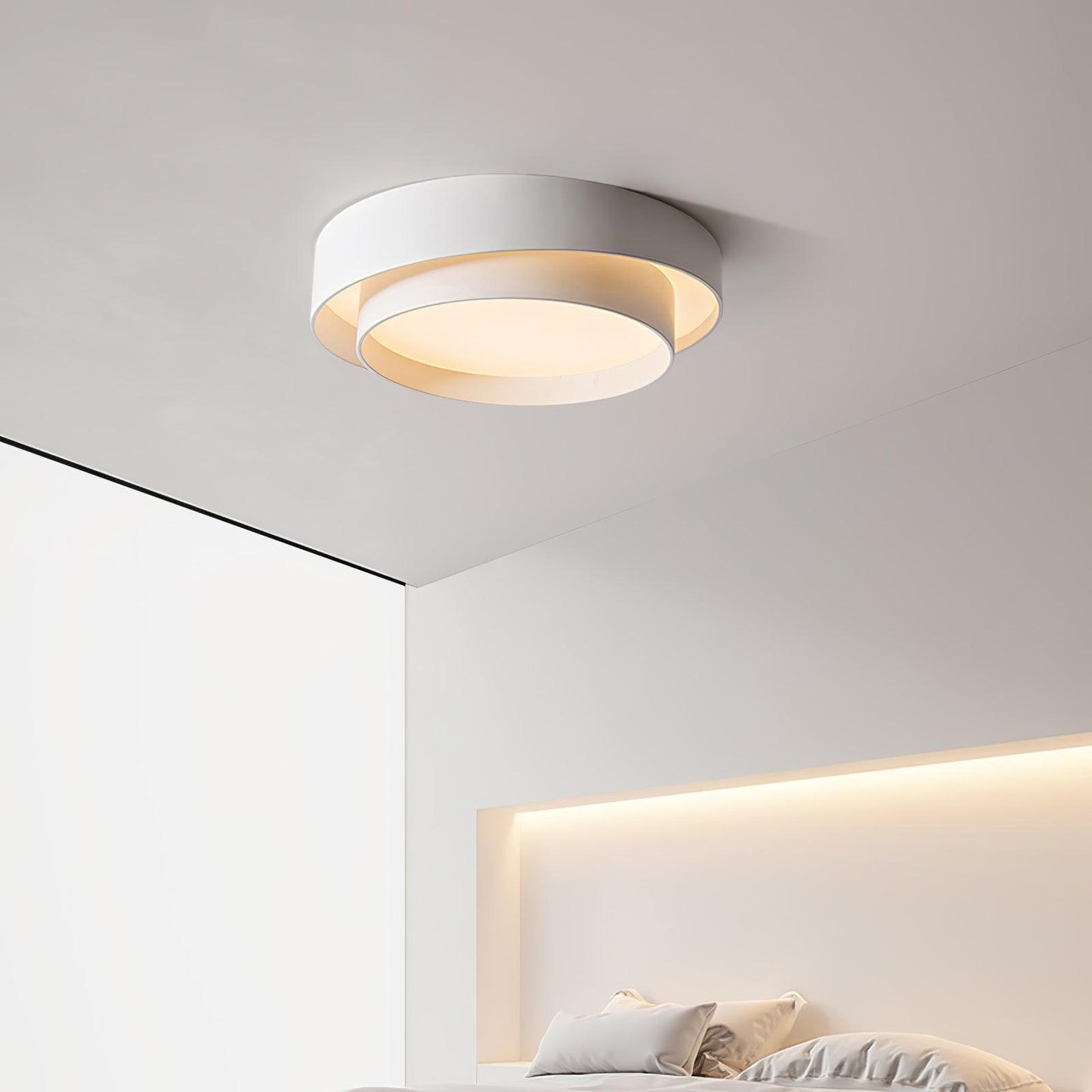 Plafonnier Moderne à LED - Design Cylindrique Élégant et Intégré