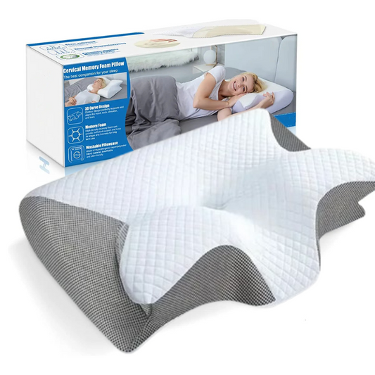 Oreiller Cervical à Mémoire de Forme – Un Sommeil Réparateur Sans Douleurs