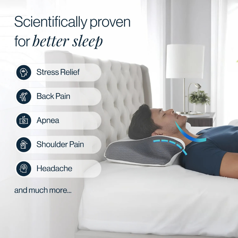 Oreiller Cervical à Mémoire de Forme – Un Sommeil Réparateur Sans Douleurs