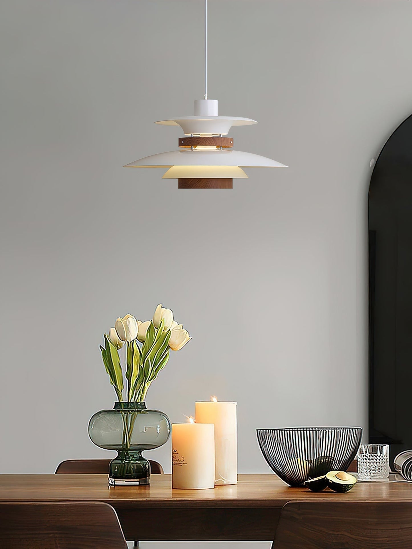 Suspension Mercero – Design Élégant avec LED, Matériaux Haut de Gamme