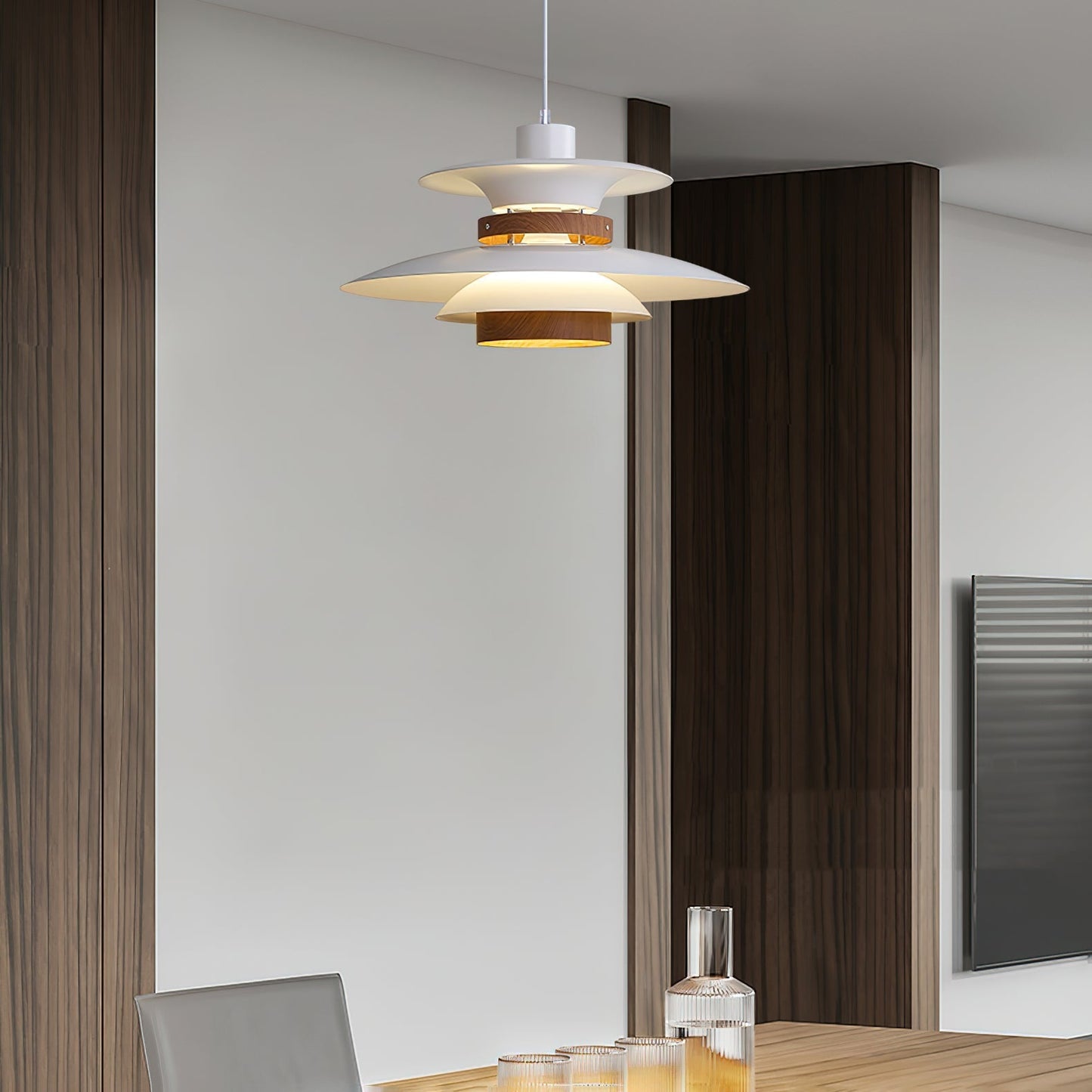 Suspension Mercero – Design Élégant avec LED, Matériaux Haut de Gamme