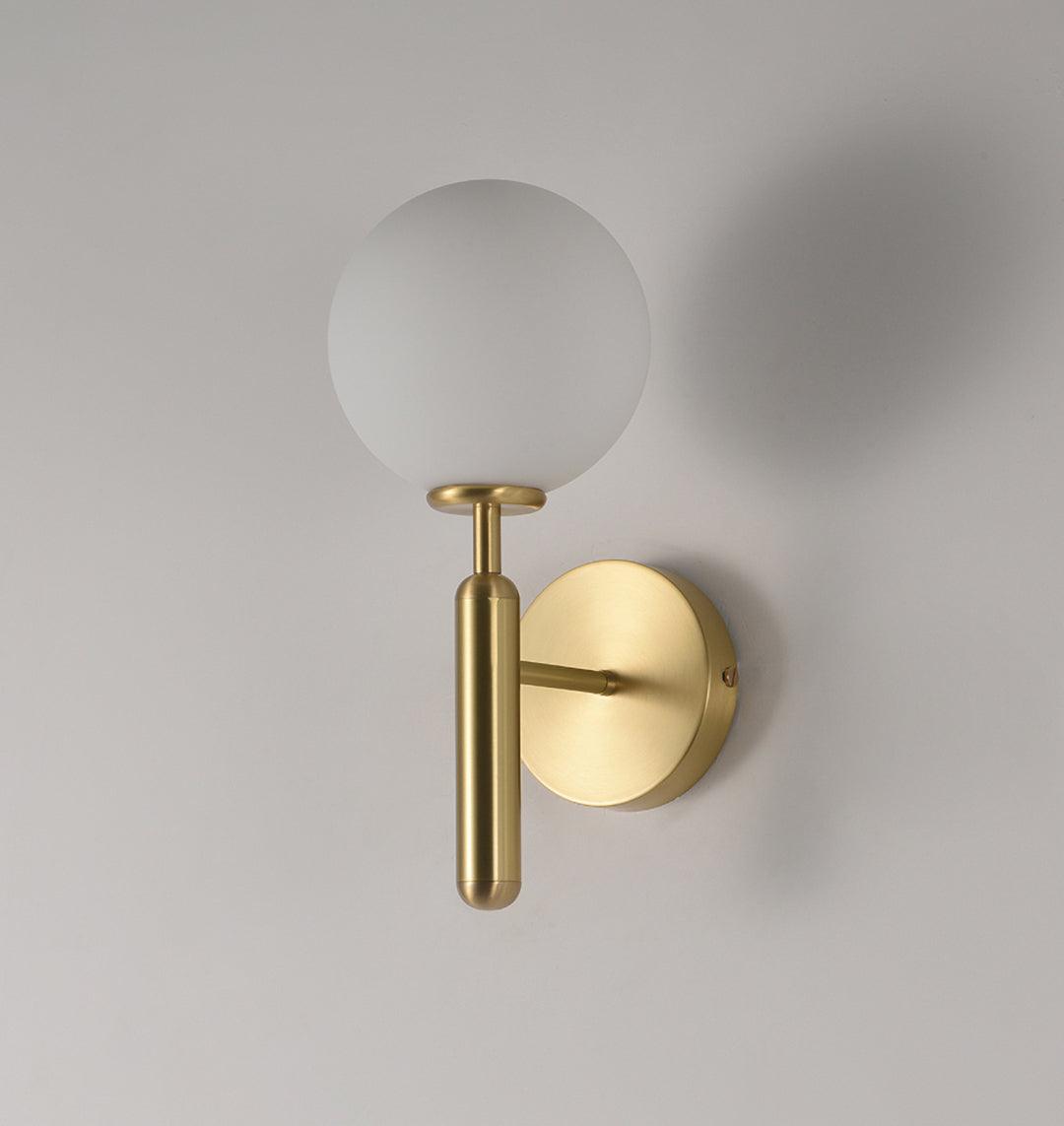 Lampe Scandiluxe LED – Design Minimaliste en Laiton et Verre pour Intérieur