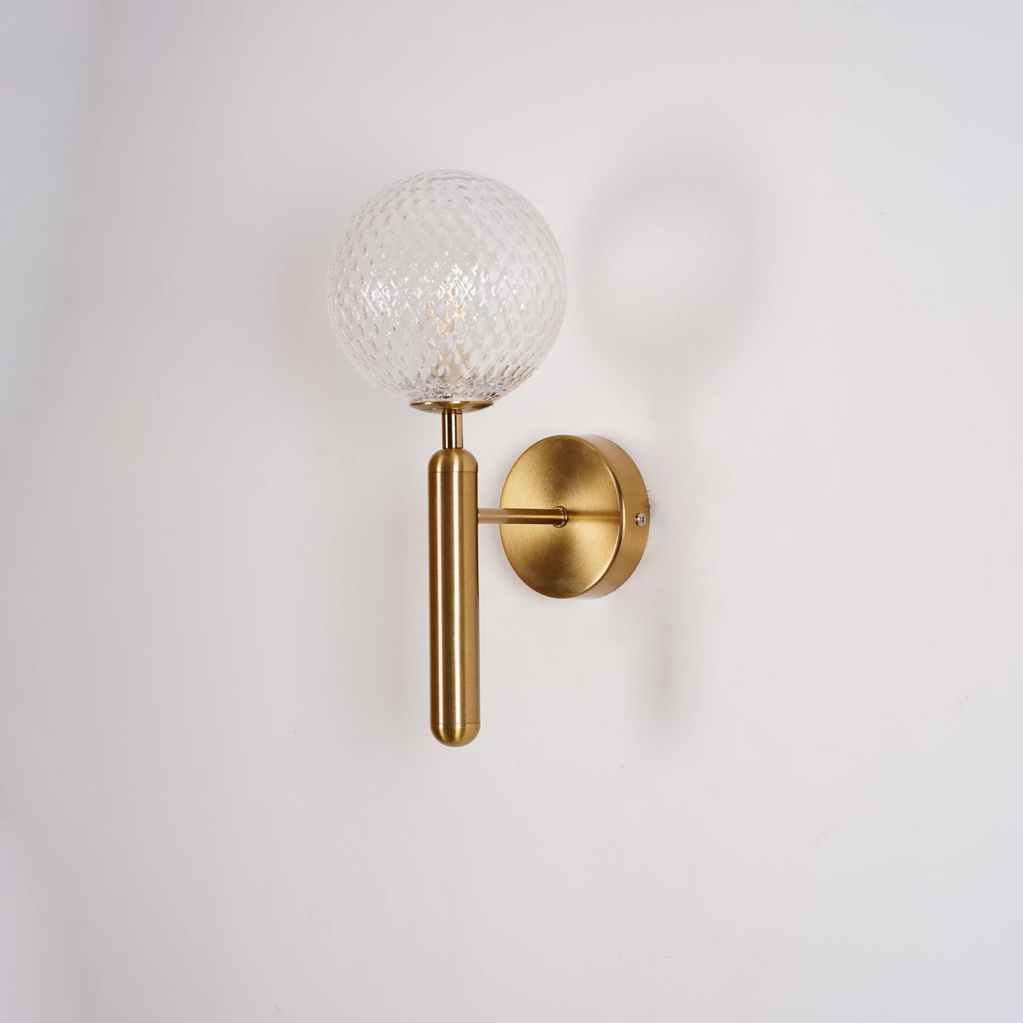 Lampe Scandiluxe LED – Design Minimaliste en Laiton et Verre pour Intérieur