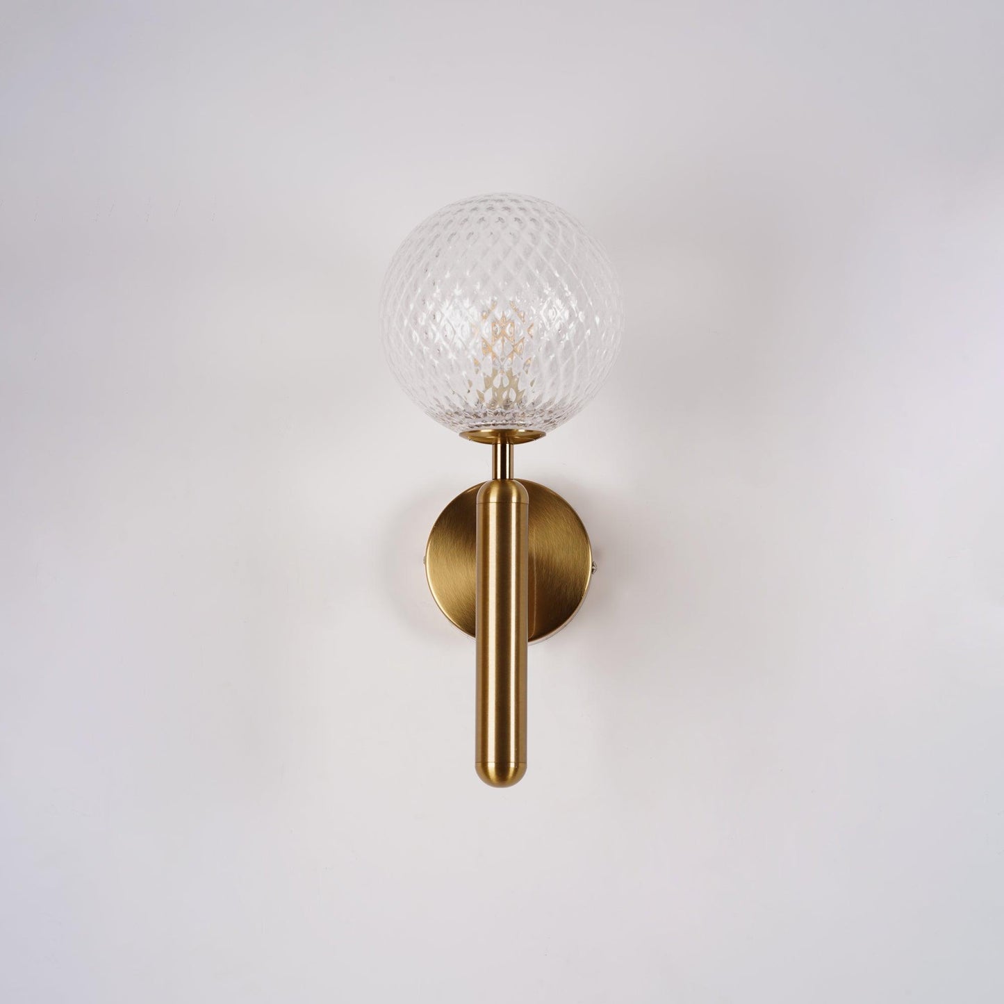 Lampe Scandiluxe LED – Design Minimaliste en Laiton et Verre pour Intérieur