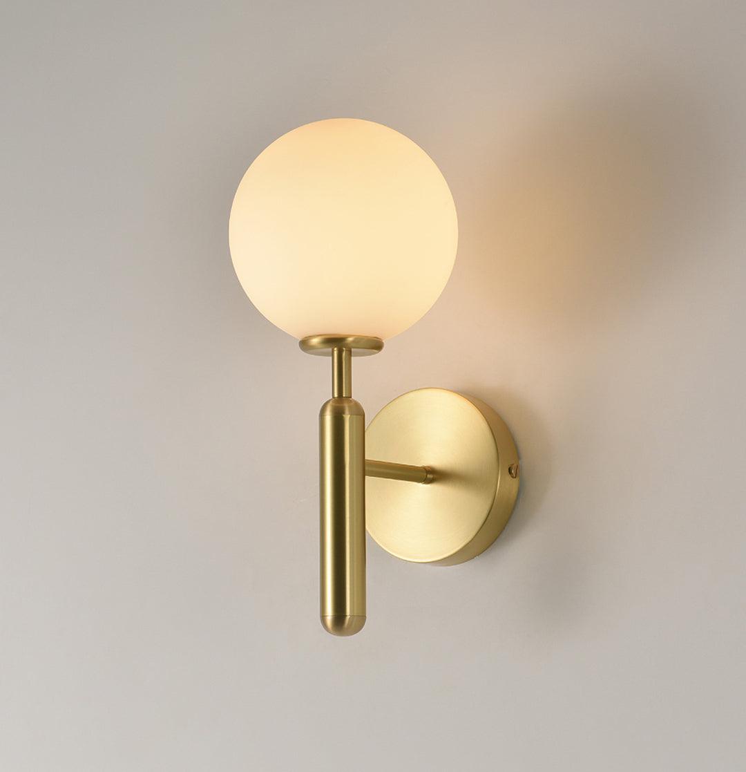 Lampe Scandiluxe LED – Design Minimaliste en Laiton et Verre pour Intérieur