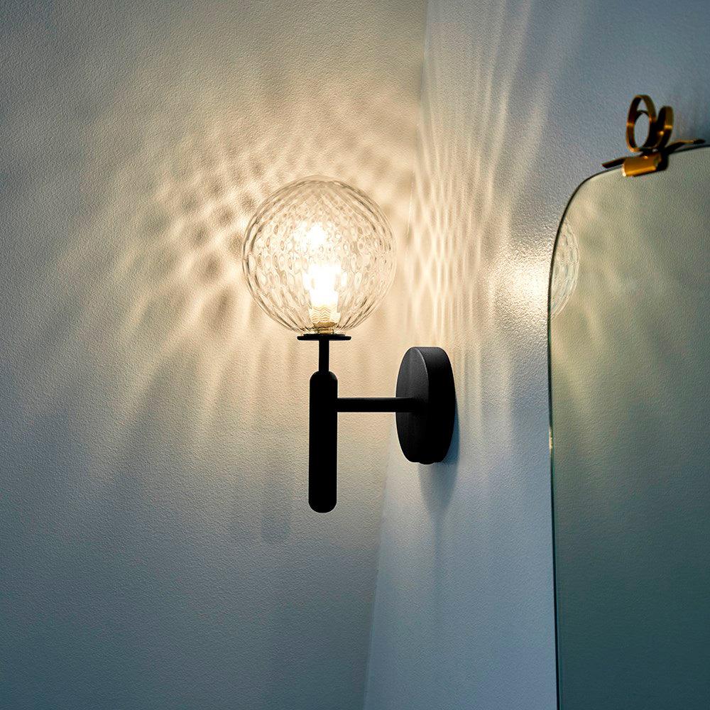 Lampe Scandiluxe LED – Design Minimaliste en Laiton et Verre pour Intérieur