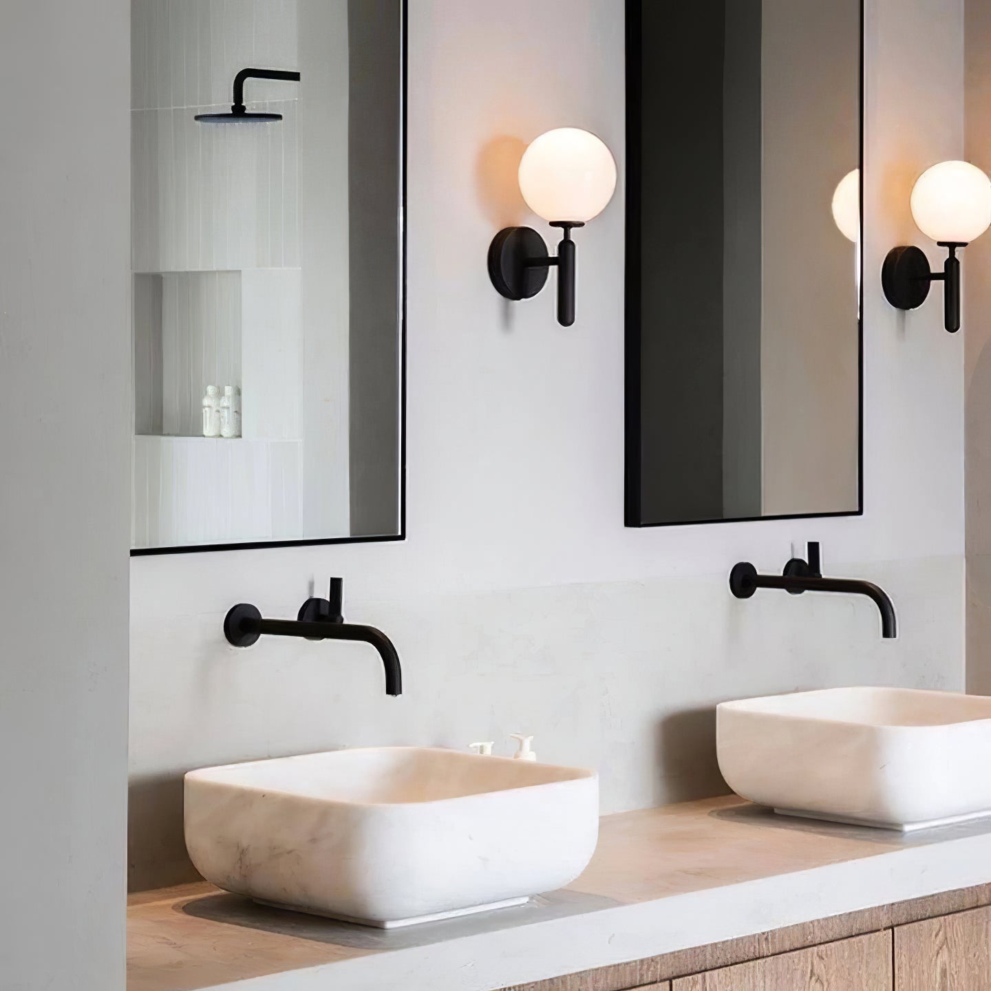 Lampe Scandiluxe LED – Design Minimaliste en Laiton et Verre pour Intérieur