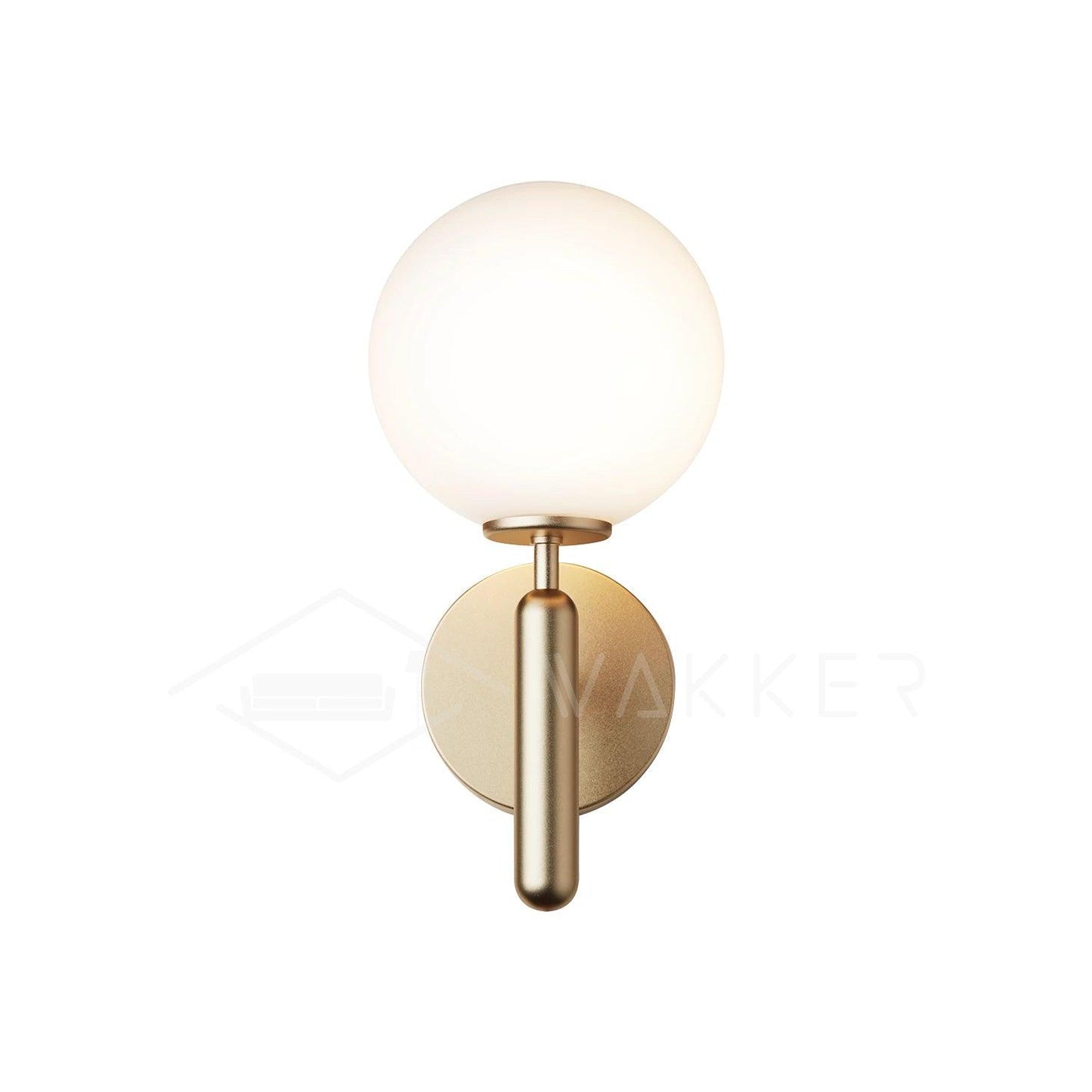 Lampe Scandiluxe LED – Design Minimaliste en Laiton et Verre pour Intérieur