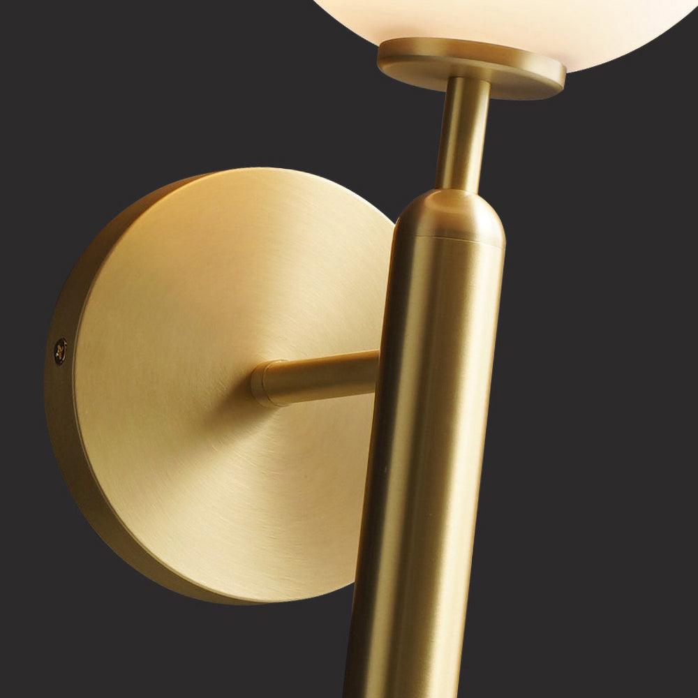 Lampe Scandiluxe LED – Design Minimaliste en Laiton et Verre pour Intérieur
