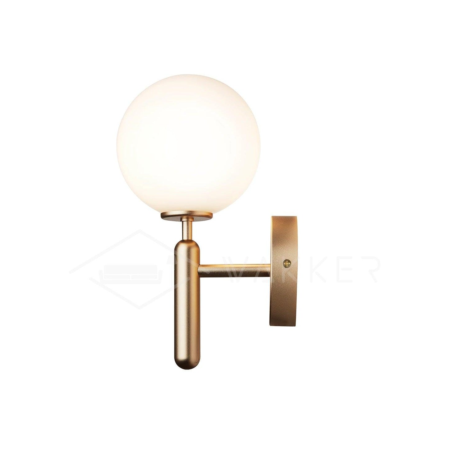 Lampe Scandiluxe LED – Design Minimaliste en Laiton et Verre pour Intérieur