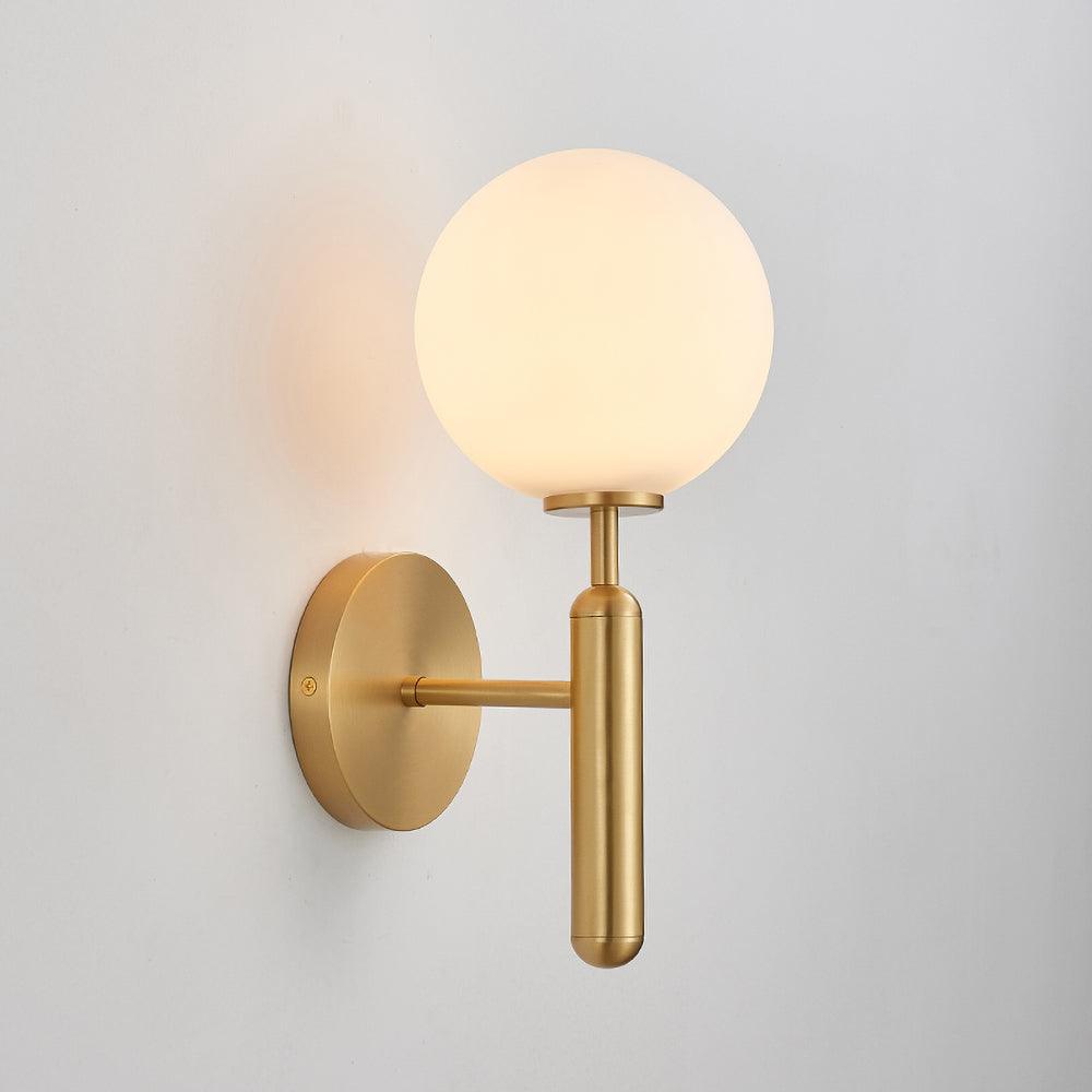 Lampe Scandiluxe LED – Design Minimaliste en Laiton et Verre pour Intérieur