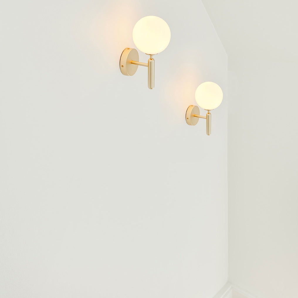 Lampe Scandiluxe LED – Design Minimaliste en Laiton et Verre pour Intérieur