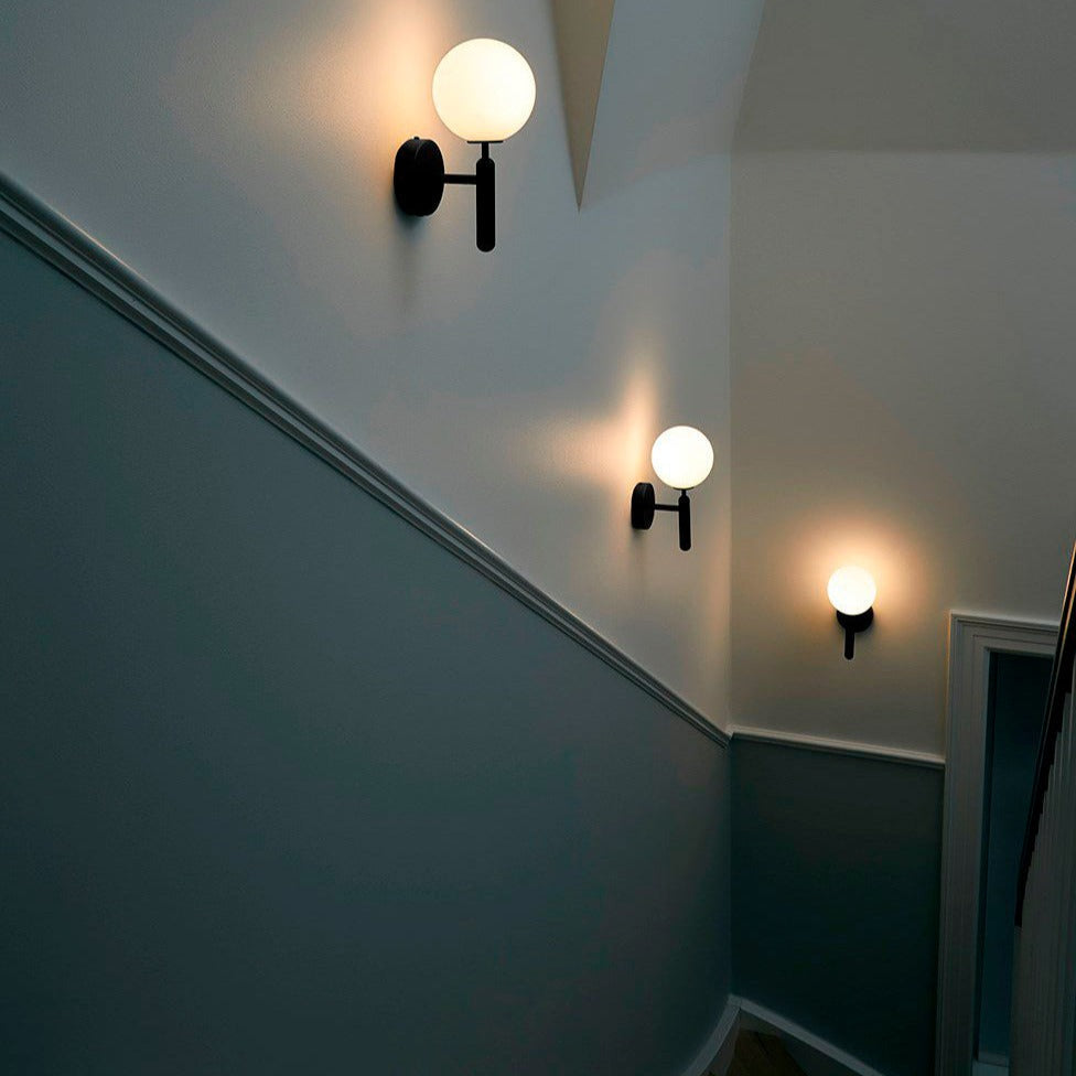 Lampe Scandiluxe LED – Design Minimaliste en Laiton et Verre pour Intérieur
