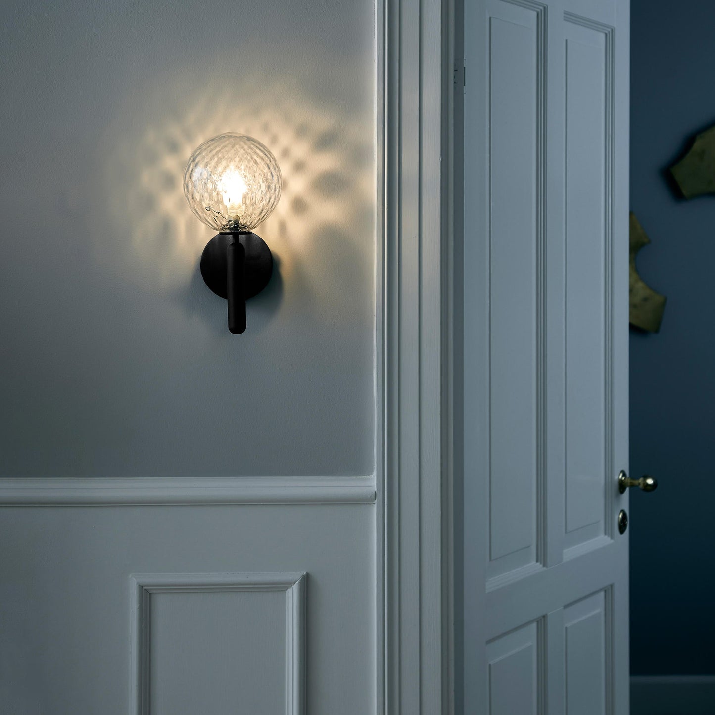 Lampe Scandiluxe LED – Design Minimaliste en Laiton et Verre pour Intérieur