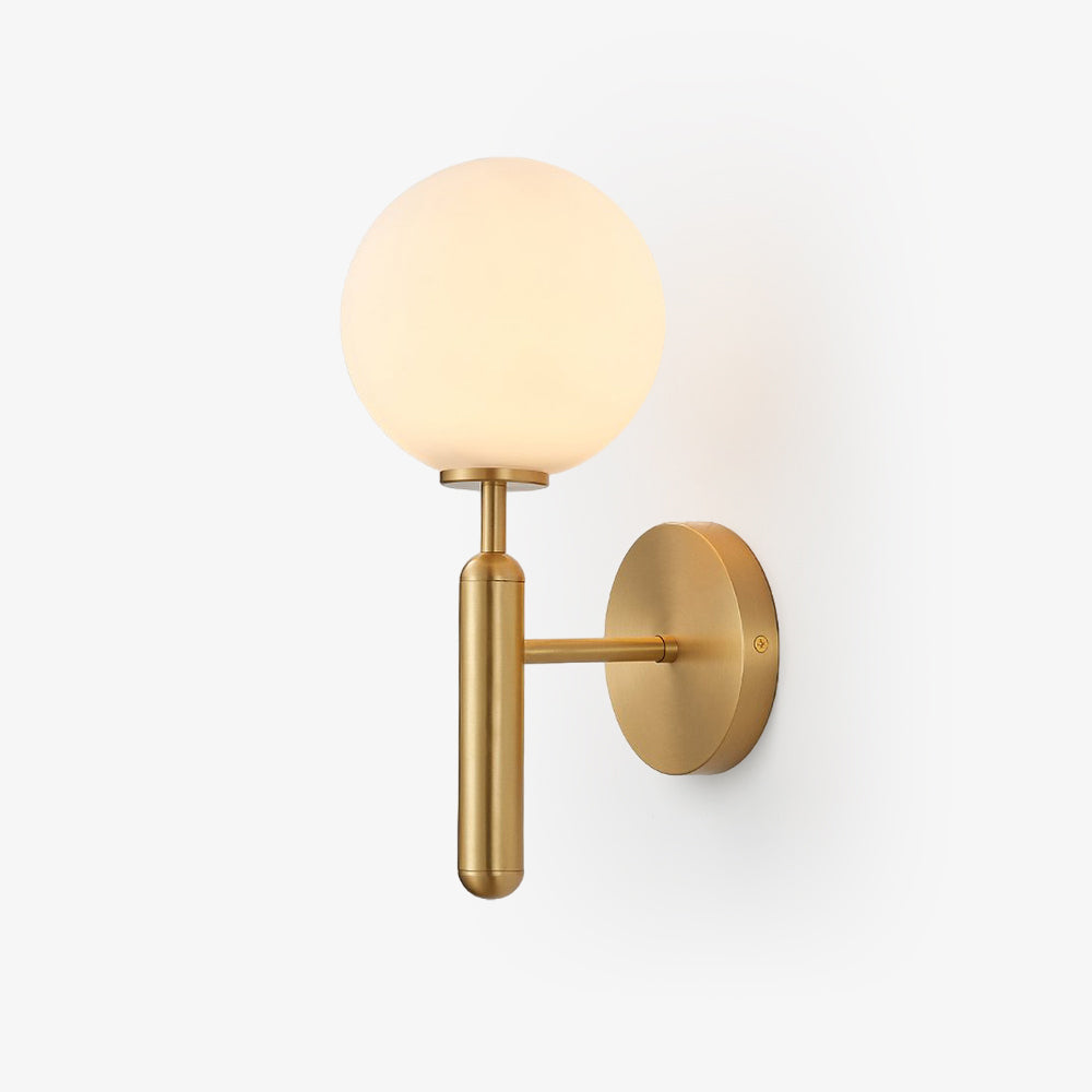 Lampe Scandiluxe LED – Design Minimaliste en Laiton et Verre pour Intérieur