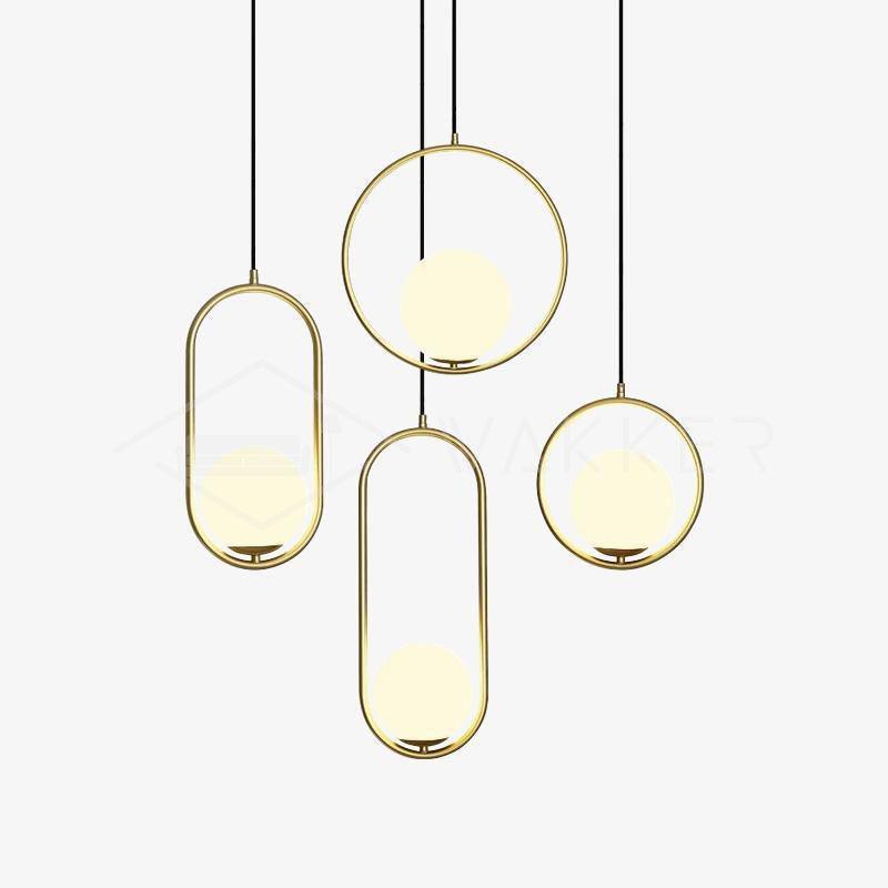 Suspension Mila en Métal et Verre – Lampe Moderne au Design Élégant