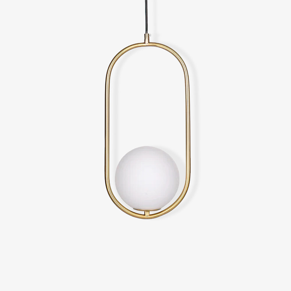 Suspension Mila en Métal et Verre – Lampe Moderne au Design Élégant