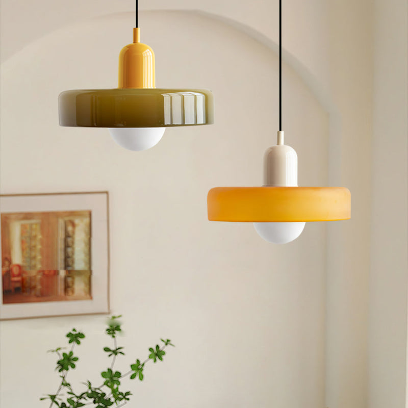 Suspension Bauhaus - Lampe Moderne en Verre, Design Élégant et Fonctionnel