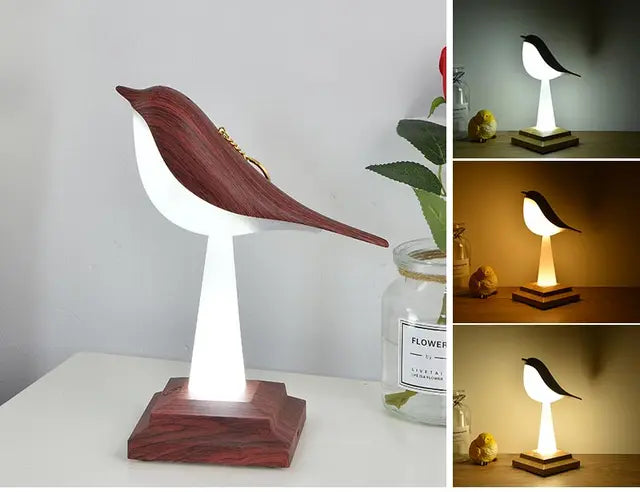 Lampe de Table Missbird-V2 Ekster Bird – Design Naturel Inspiré d'un Oiseau Élégant