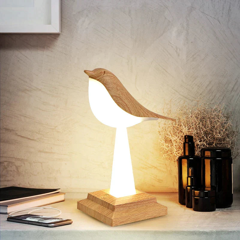 Lampe de Table Missbird-V2 Ekster Bird – Design Naturel Inspiré d'un Oiseau Élégant