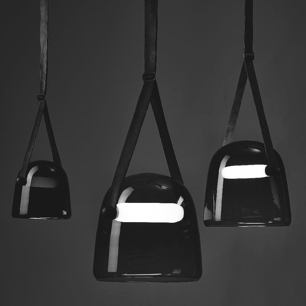 Suspension Mona Minimaliste en Métal et Verre - Éclairage LED Élégant pour Salon et Salle à Manger