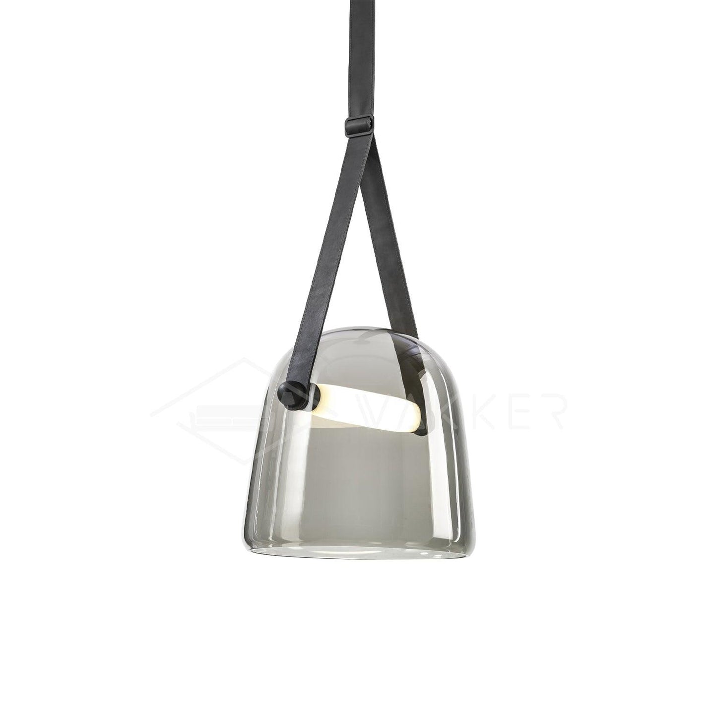 Suspension Mona Minimaliste en Métal et Verre - Éclairage LED Élégant pour Salon et Salle à Manger