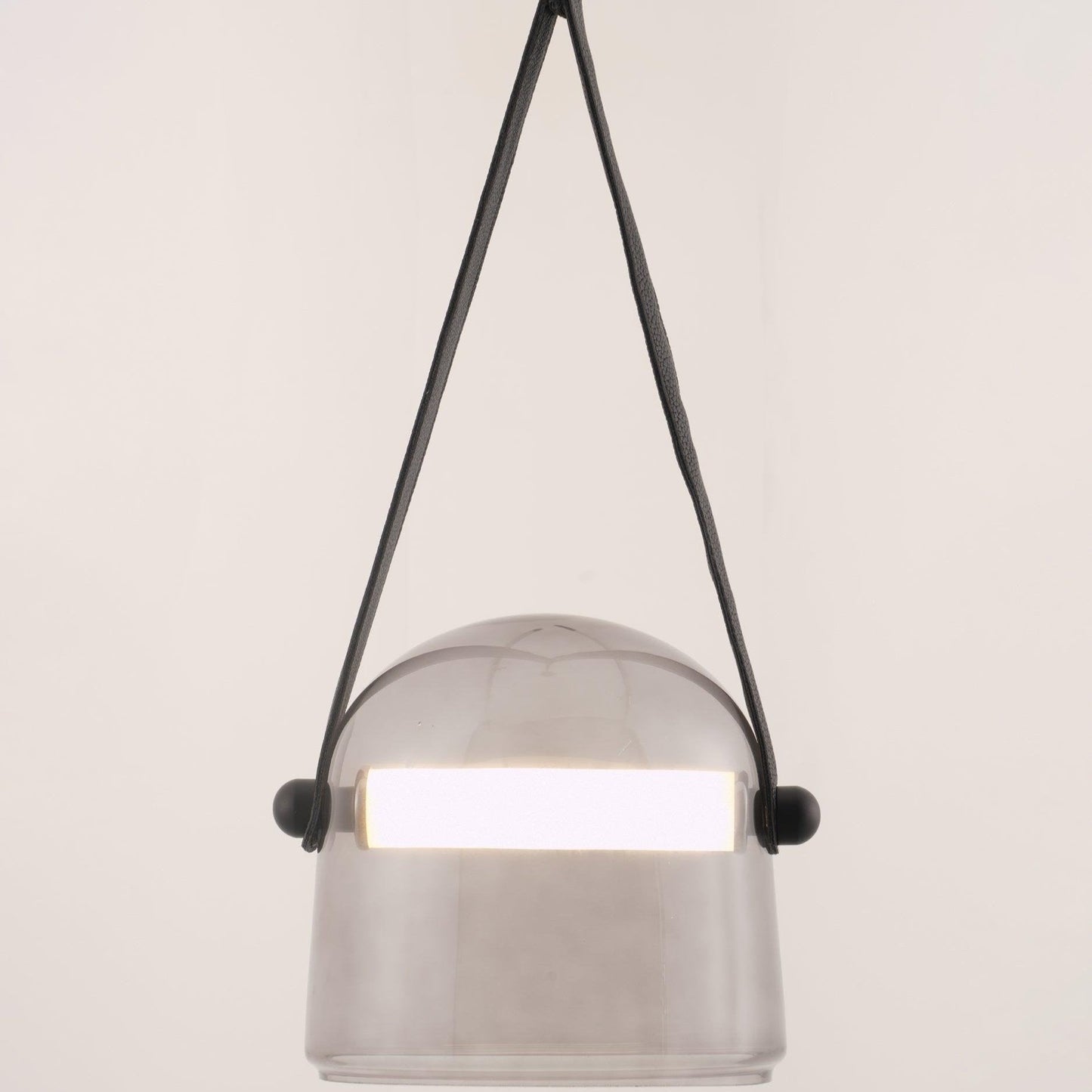 Suspension Mona Minimaliste en Métal et Verre - Éclairage LED Élégant pour Salon et Salle à Manger