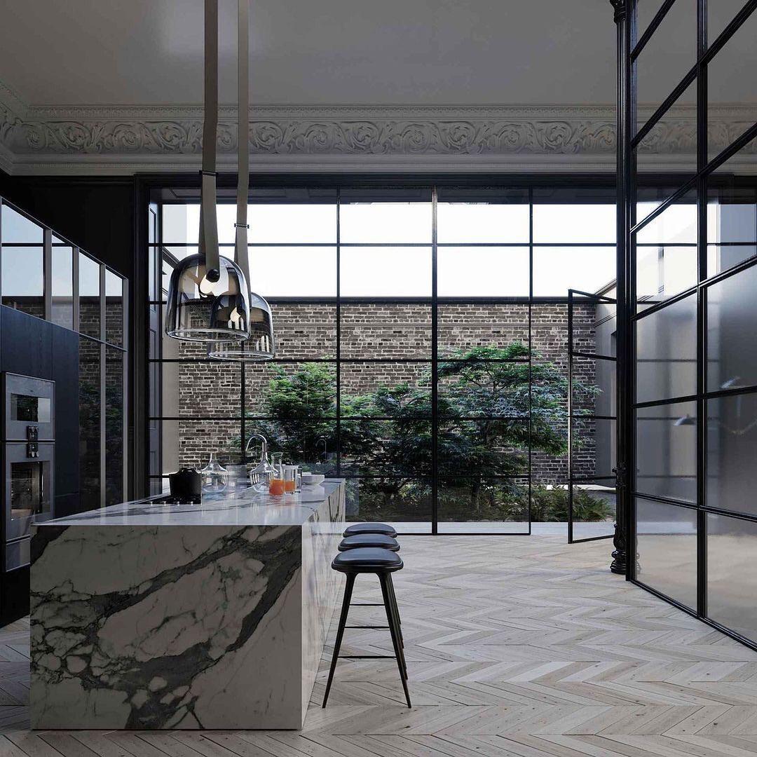 Suspension Mona Minimaliste en Métal et Verre - Éclairage LED Élégant pour Salon et Salle à Manger