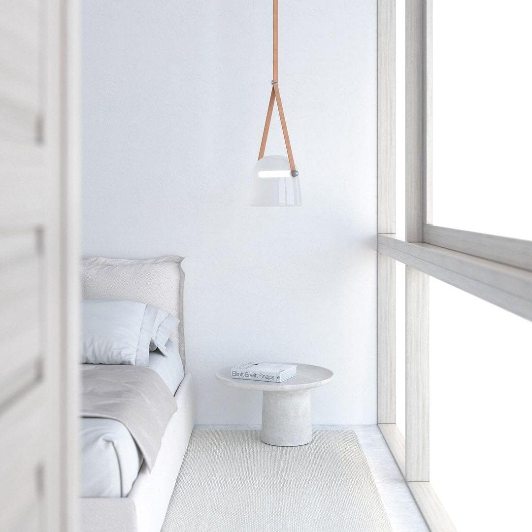 Suspension Mona Minimaliste en Métal et Verre - Éclairage LED Élégant pour Salon et Salle à Manger