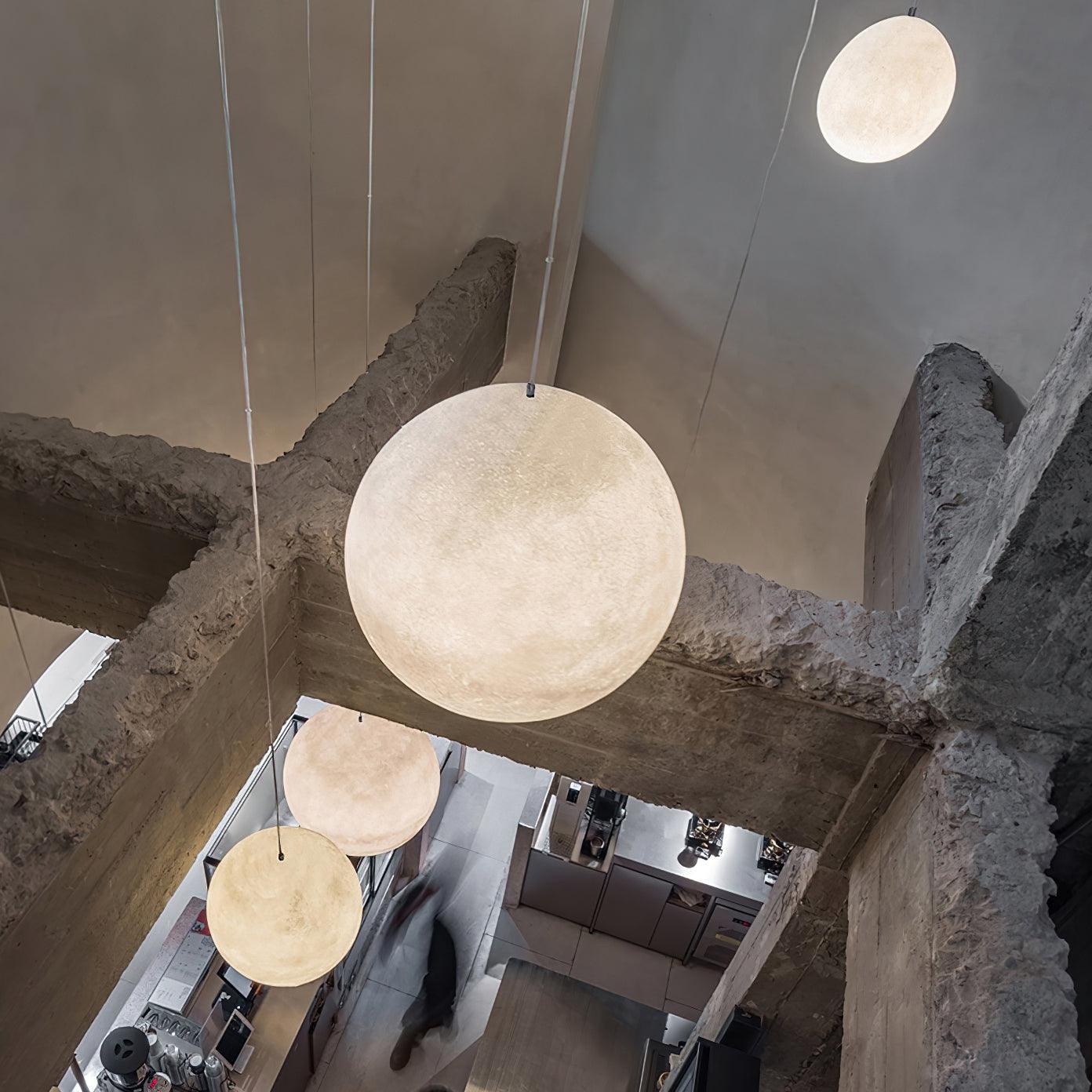 Suspension Moon LED – Éclairage Moderne et Apaisant, Design Élégant