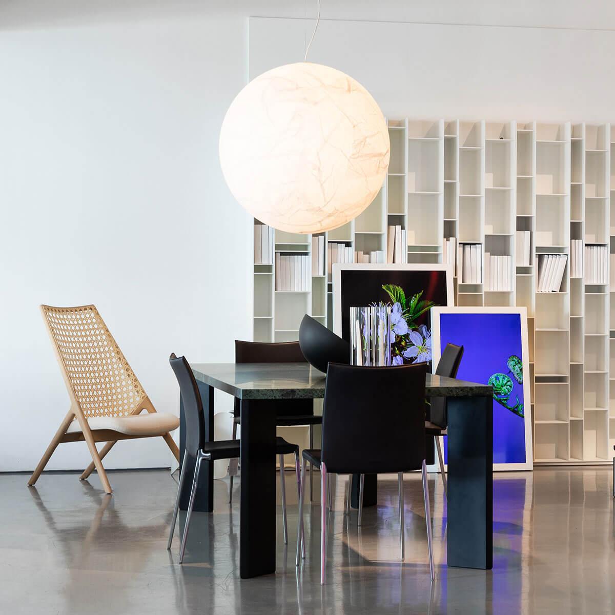 Suspension Mondseide en Soie Naturelle et Métal - Éclairage LED Élégant pour Salon et Chambre