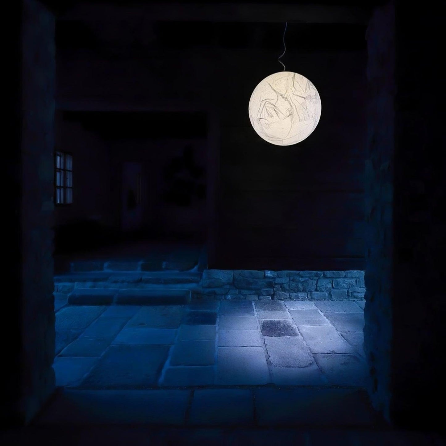 Suspension Mondseide en Soie Naturelle et Métal - Éclairage LED Élégant pour Salon et Chambre