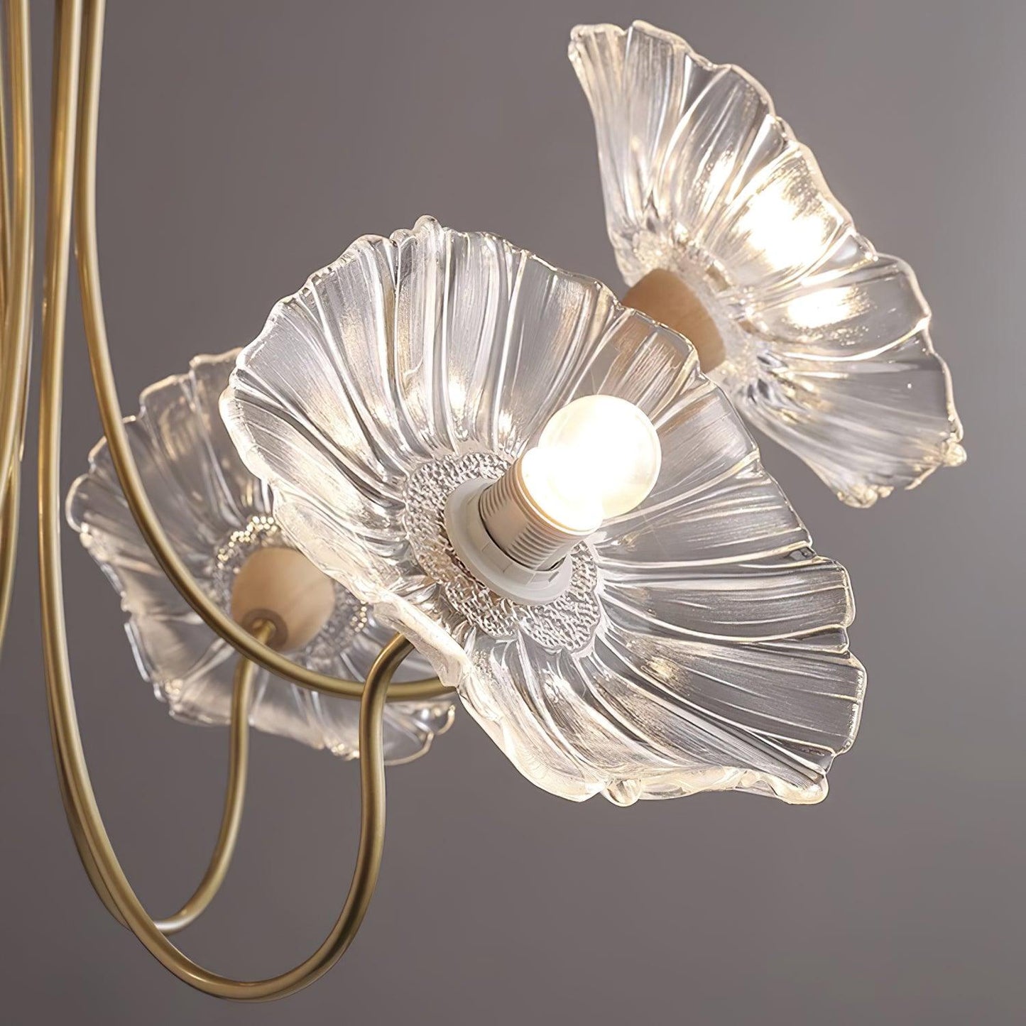 Chandelier en Verre Murano - Design Artistique et Éclairage Doux