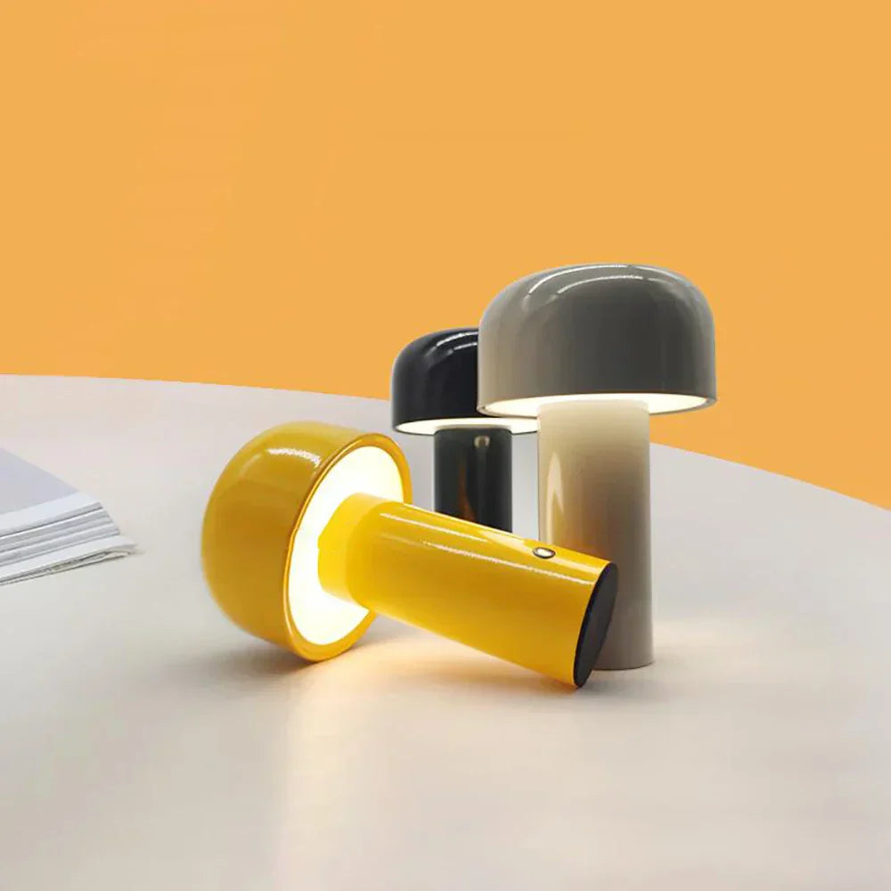 Lampe de Table MushroomGlow – Design Champignon & Éclairage Sans Fil