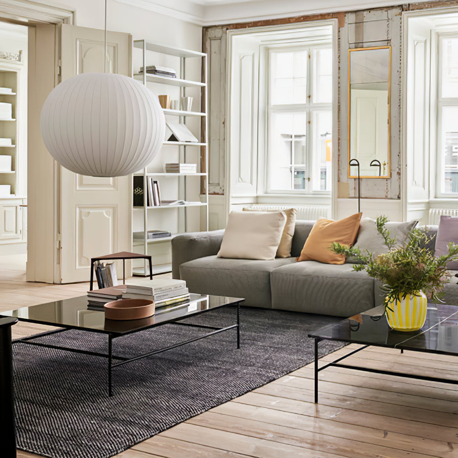 Suspension Nordic en Bois et Acier - Élégance Minimaliste pour Votre Intérieur
