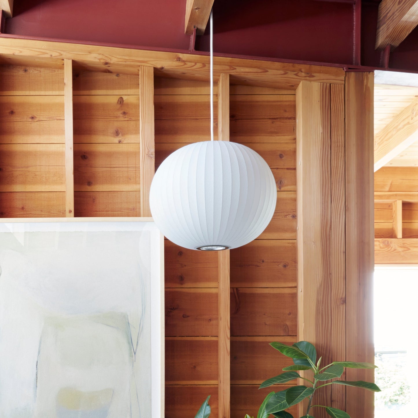 Suspension Nordic en Bois et Acier - Élégance Minimaliste pour Votre Intérieur