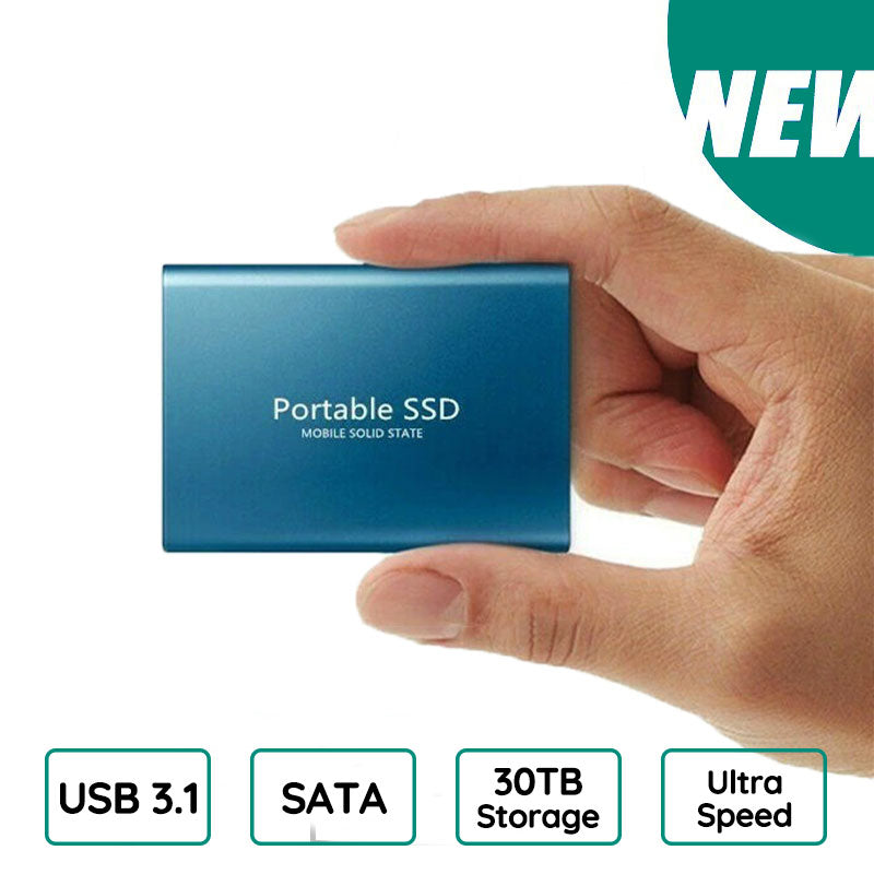 SSD Portable Ultra-Rapide – Stockage Externe Fiable et Compact avec USB 3.1