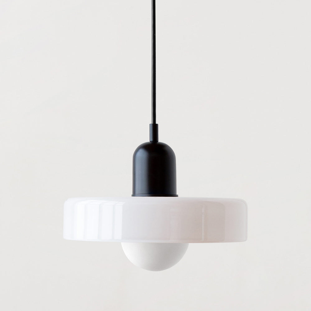Suspension Bauhaus - Lampe Moderne en Verre, Design Élégant et Fonctionnel