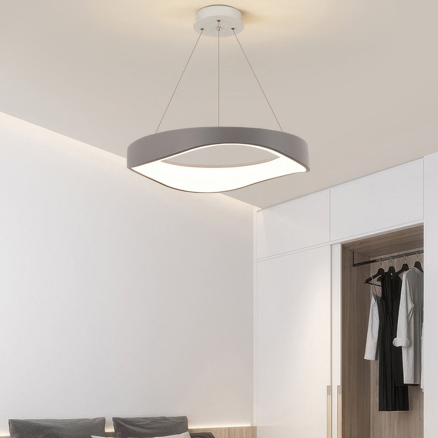 Suspension LED Moderne Ronde - Éclairage Énergie Efficace et Élégant