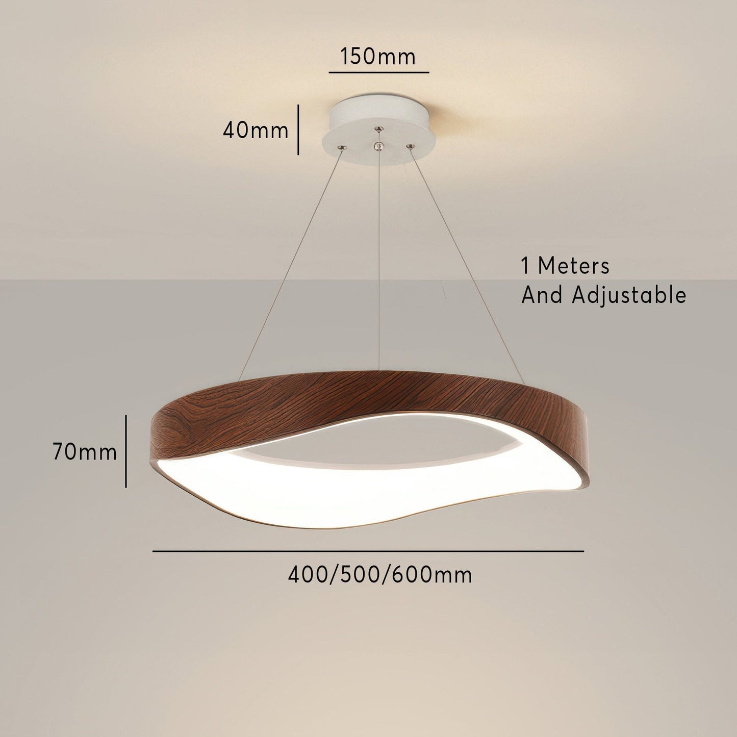 Suspension LED Moderne Ronde - Éclairage Énergie Efficace et Élégant