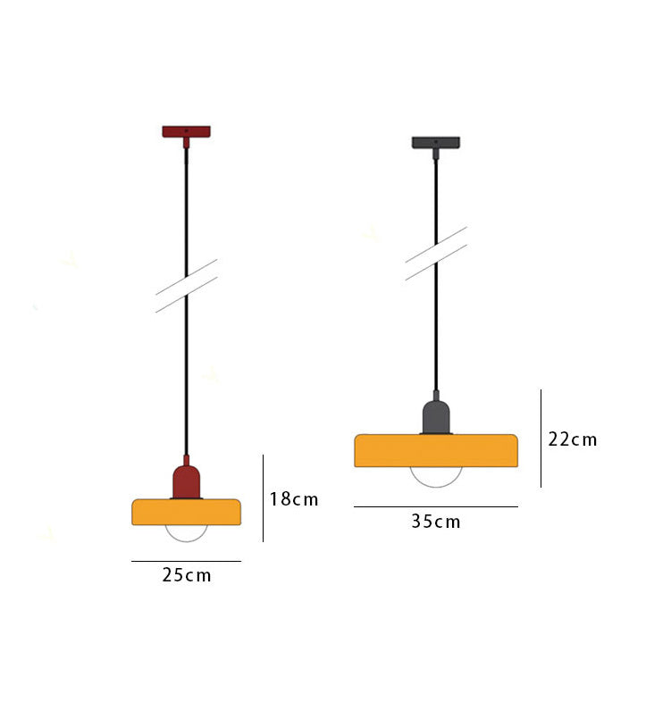 Suspension Bauhaus - Lampe Moderne en Verre, Design Élégant et Fonctionnel