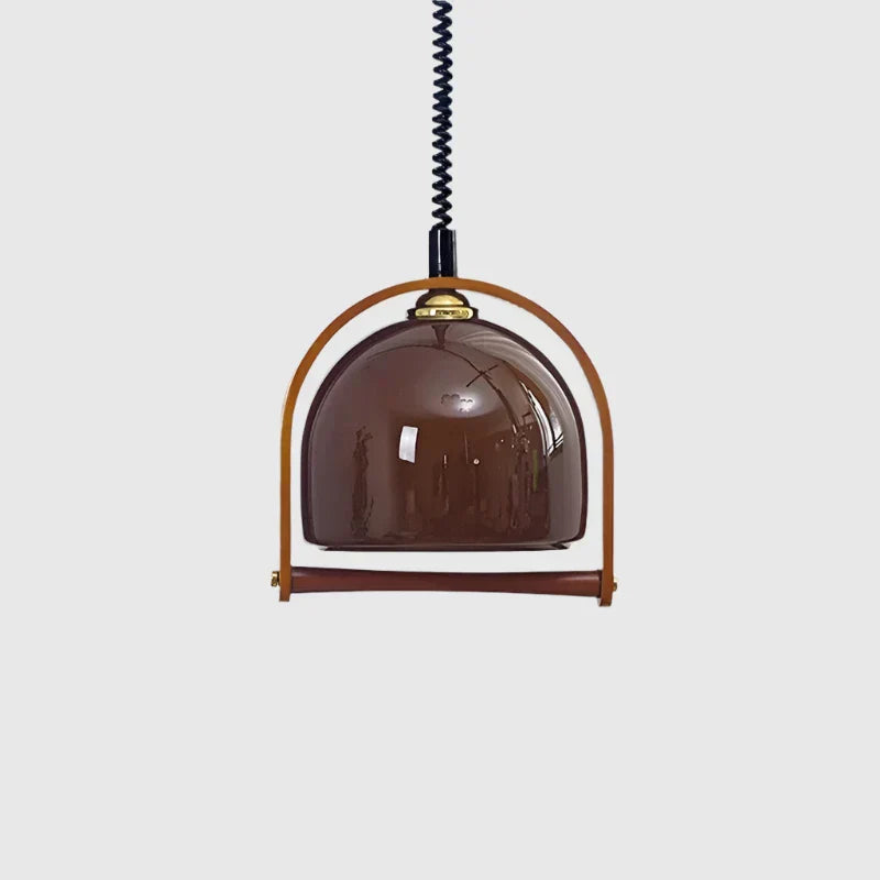 Suspension Vintage Bauhaus en Bois - Élégance Classique et Design Moderne