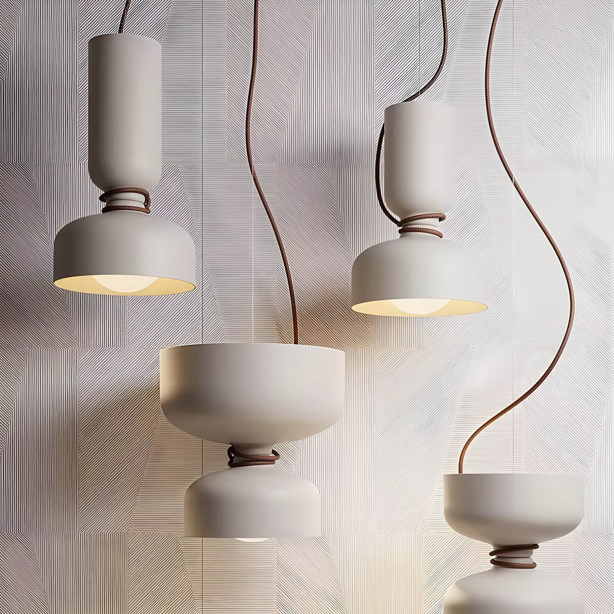 Suspension Orlee – Lampe Moderne Géométrique LED, Design Élégant et Polyvalent