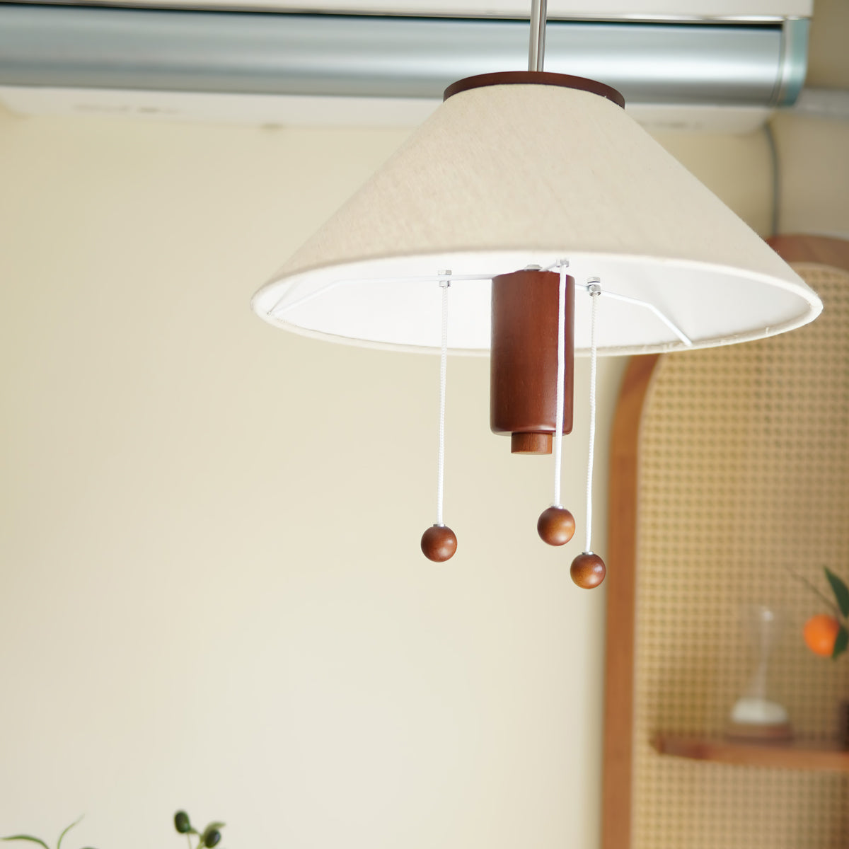Suspension Octopus – Luminaire Sculptural en Métal et Bois avec Design Nautique