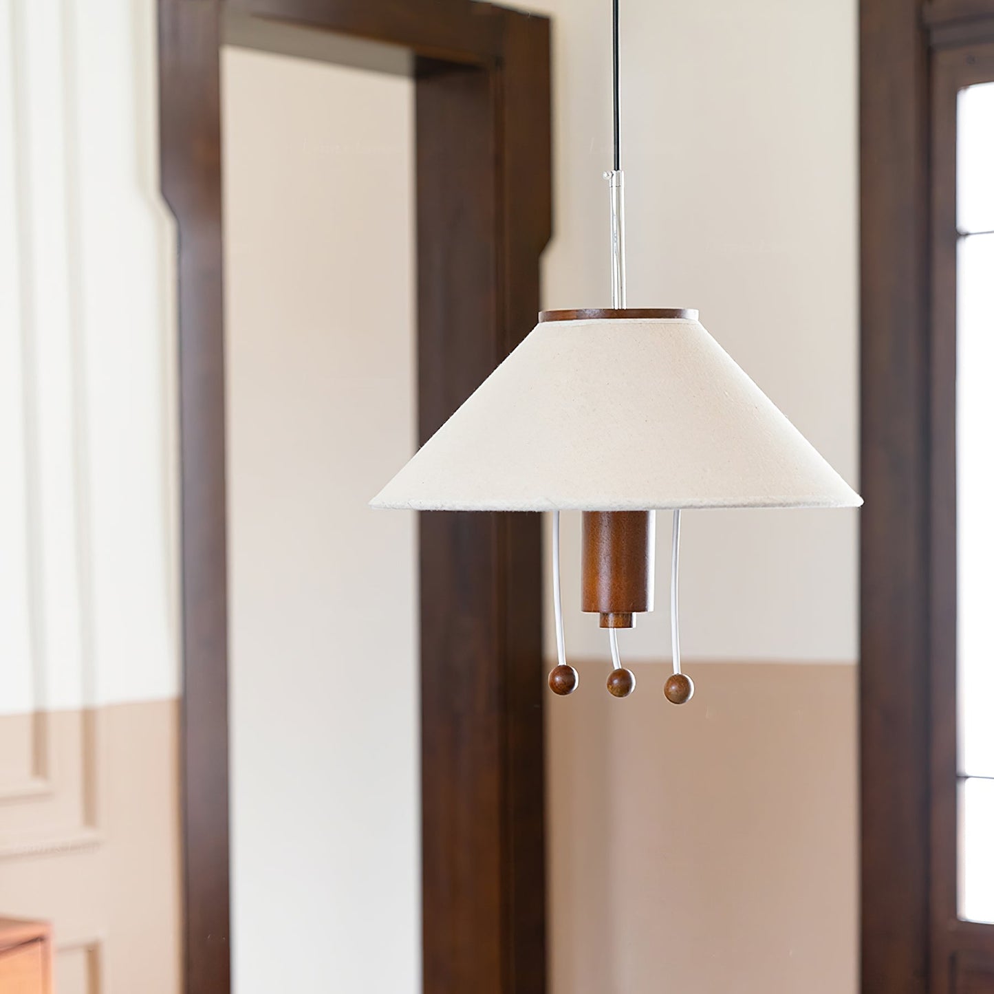 Suspension Octopus – Luminaire Sculptural en Métal et Bois avec Design Nautique