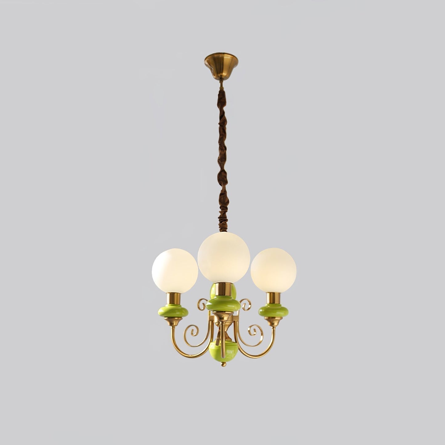 Chandelier Onyx Moderne – Luminaire Élégant en Métal et Verre pour Salon et Salle à Manger