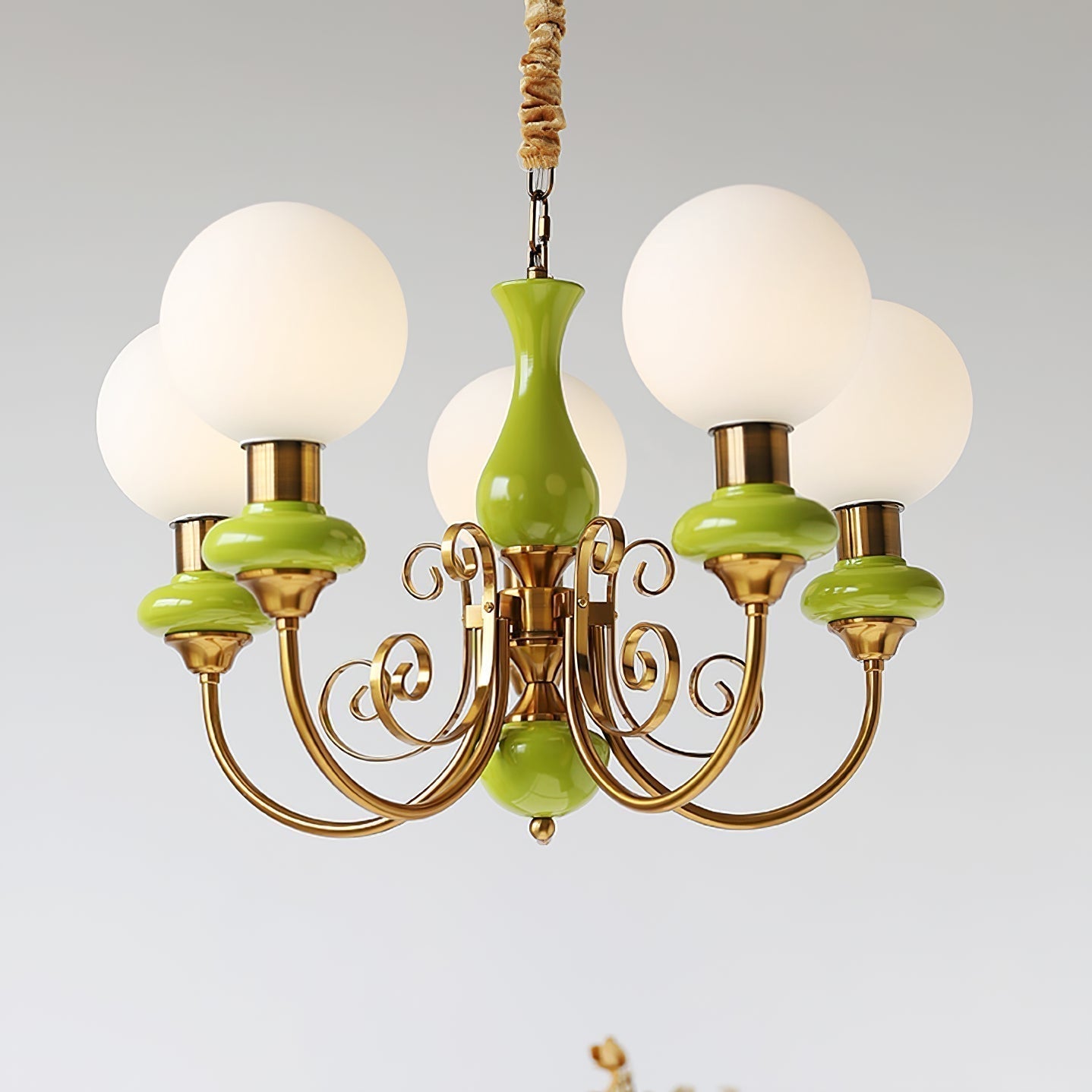 Chandelier Onyx Moderne – Luminaire Élégant en Métal et Verre pour Salon et Salle à Manger