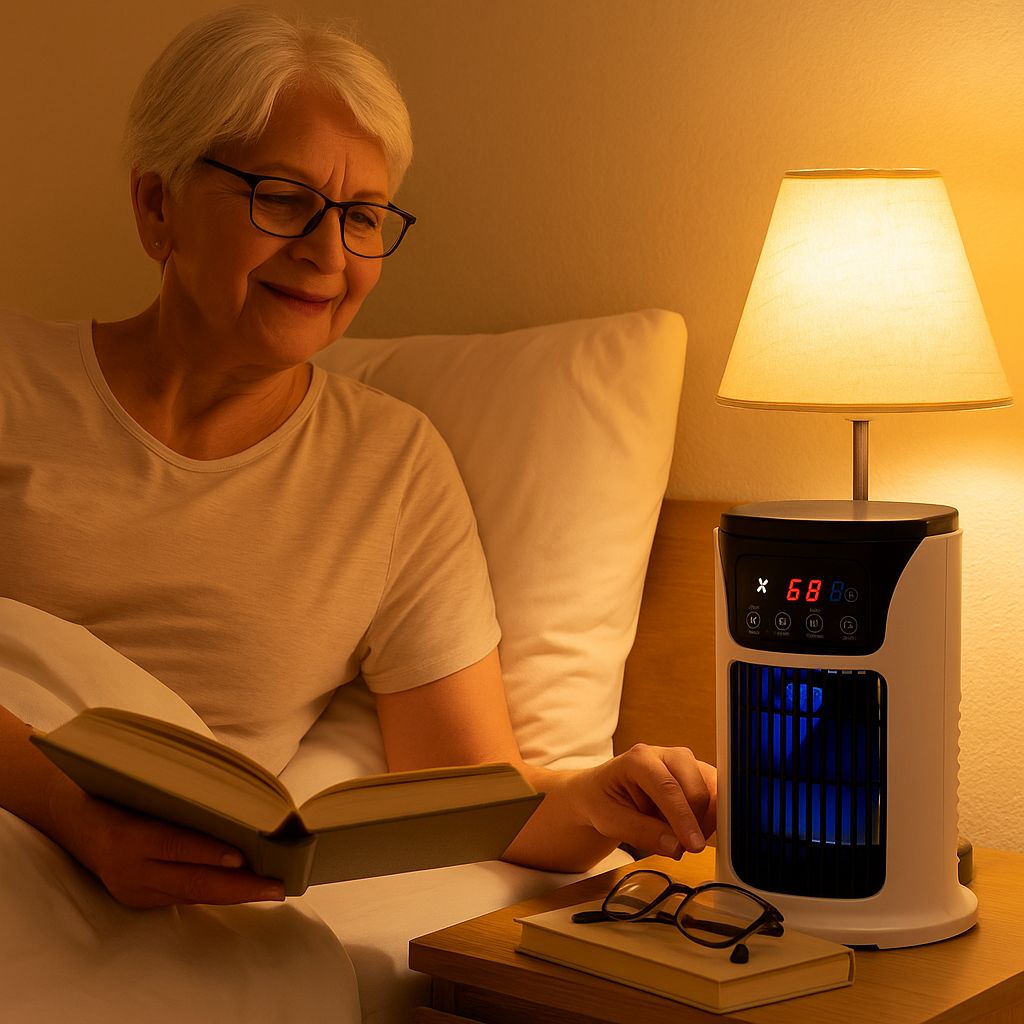 Climatiseur Mobile Sans Conduit BoreaCool – Refroidisseur d’Air Silencieux et Économe, 5-en-1